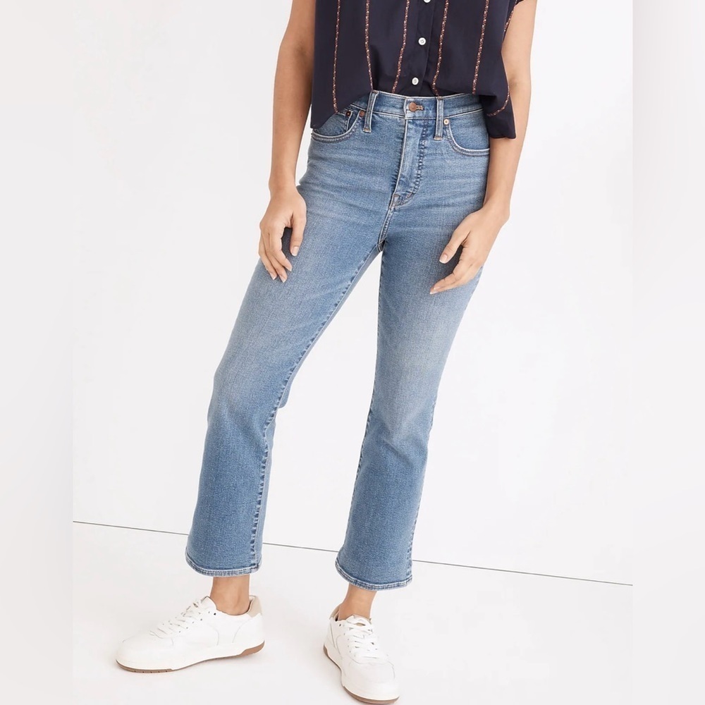 Madewell Cali Demi-Boot Jeans in Dorrance Wash: TENCEL™ Denim Edition 27